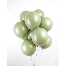 16 inch Latex Balloon Pastel olive green 50 count