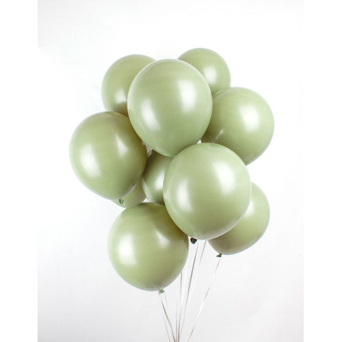 بالون زيتوني باستيل 5 إنش (100حبة)