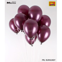 12 inch Latex Balloon metallic BURGUNDY 100 count
