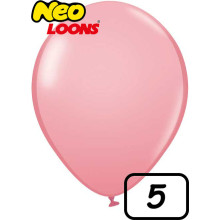 5 inch Latex Balloon Standard Pink 100 count
