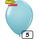5 inch Latex Balloon Standard Light Blue 100 count
