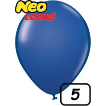 5 inch Latex Balloon Standard BLUE 100 count