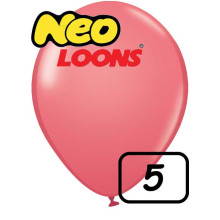 5 inch Latex Balloon Pastel Rose 100 count