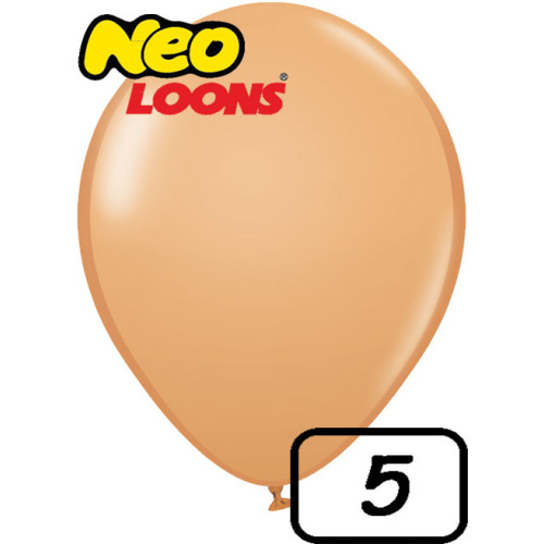 5 inch Latex Balloon Pastel PEACH 100 count