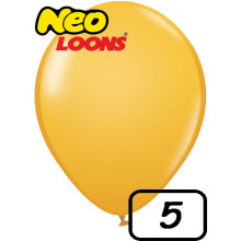 5 inch Latex Balloon Pastel LEMON 100 count