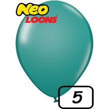 بالون تركوازي غامق باستيل 5 إنش (100حبة)