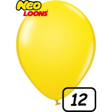 بالون اصفر ستاندرد 12 إنش (100حبة)