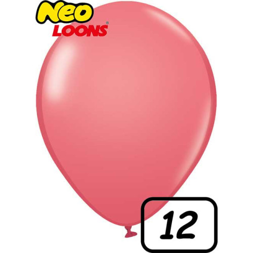 12 inch Latex Balloon Pastel Rose 100 count