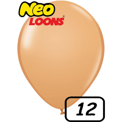 12 inch Latex Balloon Pastel PEACH 100 count