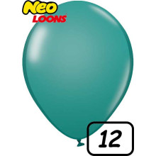 12 inch Latex Balloon Pastel Teal 100 count