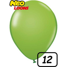 12 inch Latex Balloon Pastel Lime Green 100 count