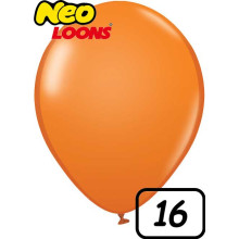 16 inch Latex Balloon Standard ORANGE 50 count