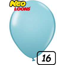 16 inch Latex Balloon PASTEL Matt Blue 50 count