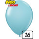 16 inch Latex Balloon PASTEL Matt Blue 50 count