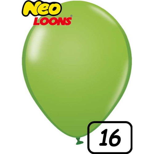 16 inch Latex Balloon PASTEL LIME GREEN 50 count