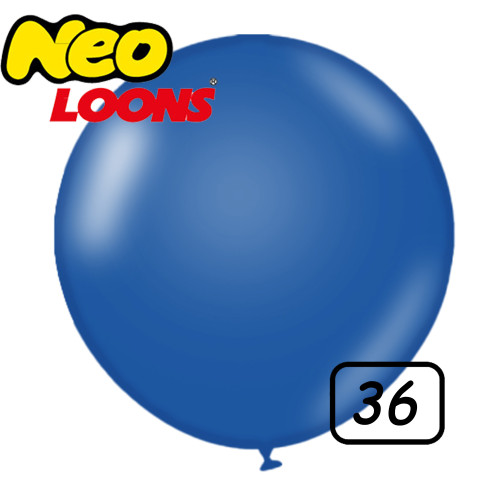 36 inch latex balloon Standard BLUE 1 count