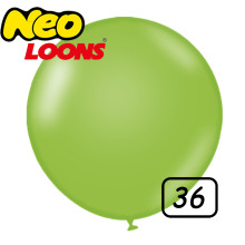 36 inch latex balloon Standard LIME GREEN 1 count