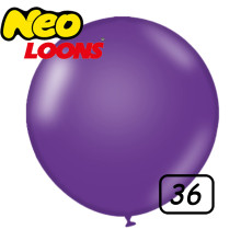36 inch latex balloon Standard LAVENDER 1 count