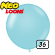 36 inch latex balloon Standard LIGHT BLUE 1 count