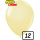 12 inch Latex Balloon PASTEL Matt Yellow 100 count