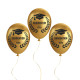 بالون تخرج طلاب السنة ذهبي كروم 12 انش (30حبة)