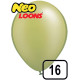 16 inch Latex Balloon Pastel olive green 50 count 16 inch Latex Balloon Pastel olive green 50 count