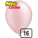 16 inch Latex Balloon PASTEL Matt Pink 50 count