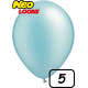 5 inch Latex Balloon PASTEL Matt Blue 100 count