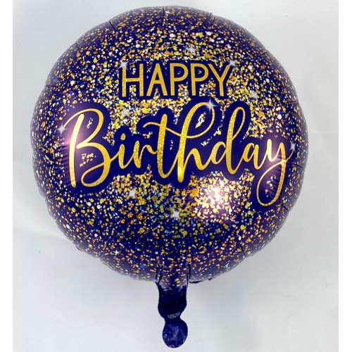 18 inch Birthday Blue Holographic balloon 18 inch Birthday Blue Holographic balloon