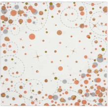 Sparkling Fizz Rose Gold 33cm x 33cm 3-ply Napkins 16pcs