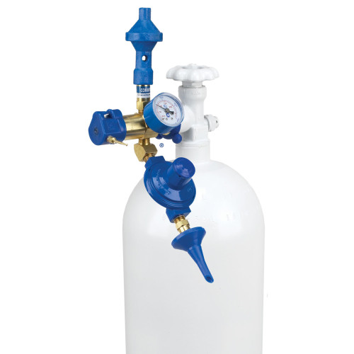 منظم هيليوم مزدوج موفر للهيليوم 40/60 قصدير و لاتيكس صنع امريكي