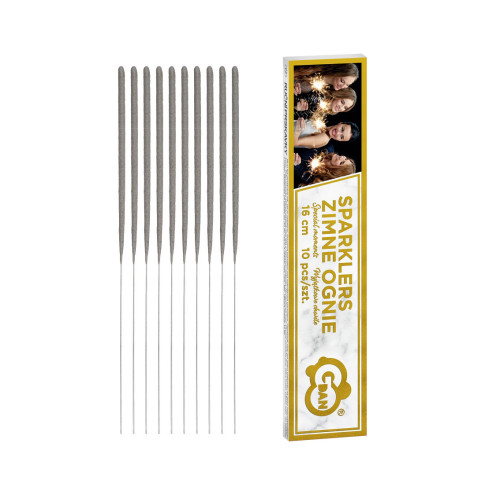 Sparklers fireworks 16 cm / 10 pcs. Sparklers fireworks 16 cm / 10 pcs.