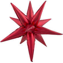 26 inch Red Starburst Balloons