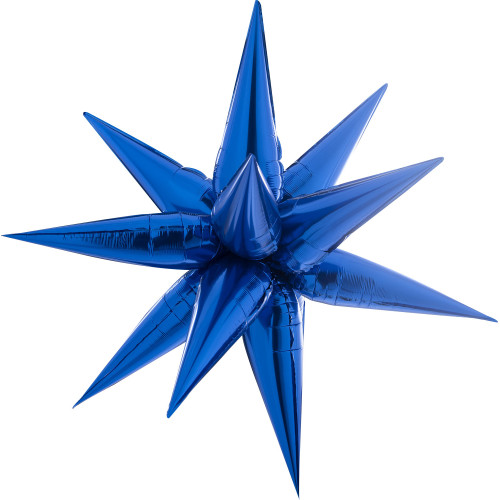 26 inch Blue Starburst Balloons 26 inch Blue Starburst Balloons