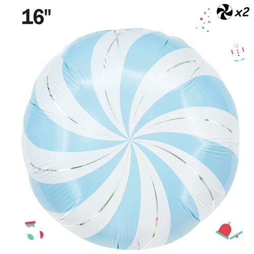 بالون حلوى سماوي باستل 16 إنش 2حبة