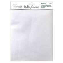 Eleganza Tulle Finesse 3m x 3m 1pc bag White