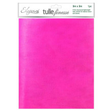 Eleganza Tulle Finesse 3m x 3m 1pc bag Fuchsia