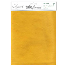 Eleganza Tulle Finesse 3m x 3m 1pc bag Gold
