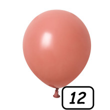 12 inch latex balloon Dusty Rose Pastel 100 count