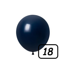 18 inch latex balloon Navy Blue Pastel 25 count