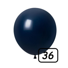 36 inch latex balloon Navy Blue Pastel 2 count